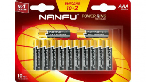Батарейка NANFU LR3 ААА BP 12 RU