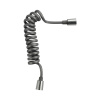 Шланг для биде пружинный САНАКС 1/2" 25-150см серый