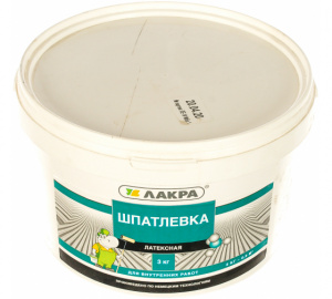 Шпатлевка ЛАКРА латексная для внутр. работ 3кг