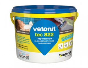 Вебер.ветонит гидроизоляционная tek 822 Серый 4кг