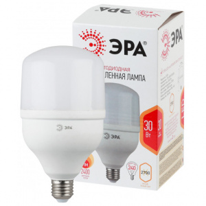 Лампа светодиод. Эра Led smd  30W-E-27  2700K