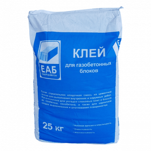 Клей для газобетона 25кг 56шт
