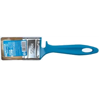 Кисть Bohrer лаки 35мм (искусственная щетина, синяя пластиковая ручка)