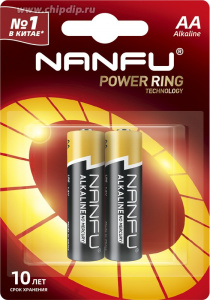 Батарейка NANFU LR6 АА BP 3шт
