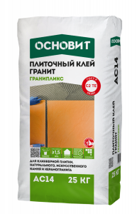 Клей плиточный Гранит  Гранипликс Основит АС14 25кг (56шт)