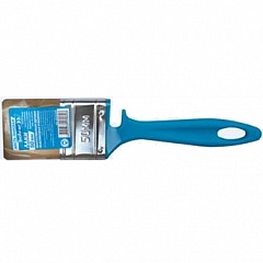 Кисть Bohrer лаки 50мм (искусственная щетина, синяя пластиковая ручка)